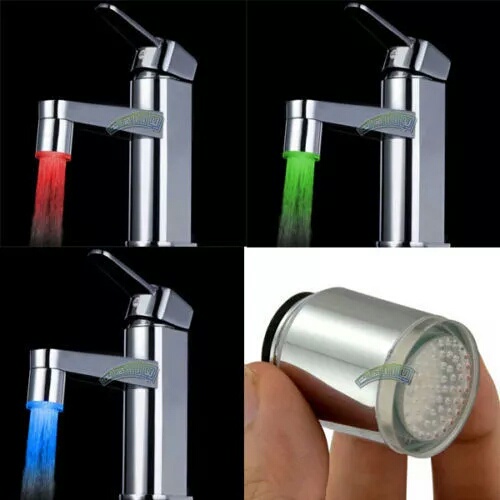 keran air Led berubah warna/keran air unik/led colour changing faucet