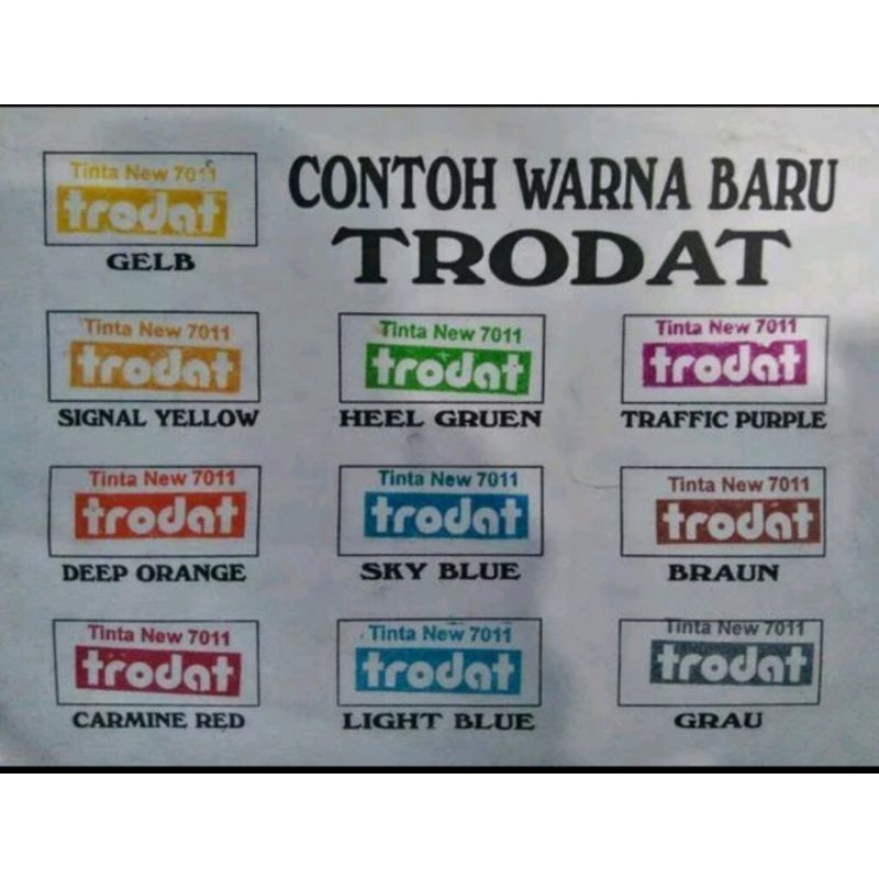 

Tinta stempel Trodat Otomatis Self Ink 7011 / 7012 25ml