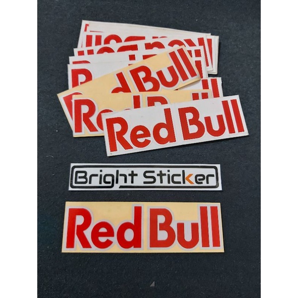 STICKER TULISAN RED BULL CUTTING