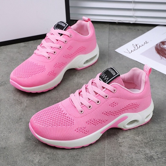 Sepatu Jogging Running Spatu Wanita Olahraga Model Korea Terbaru Sneakers Cewek SP-159