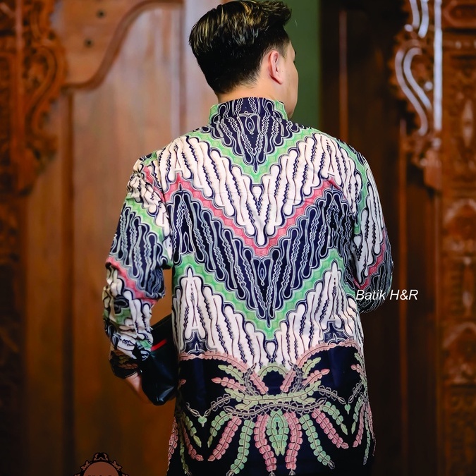 Baju Batik Pria Lengan Panjang Kemeja Batik Pria Batik Premium Kemeja Cowok Batik modern Baju Pria