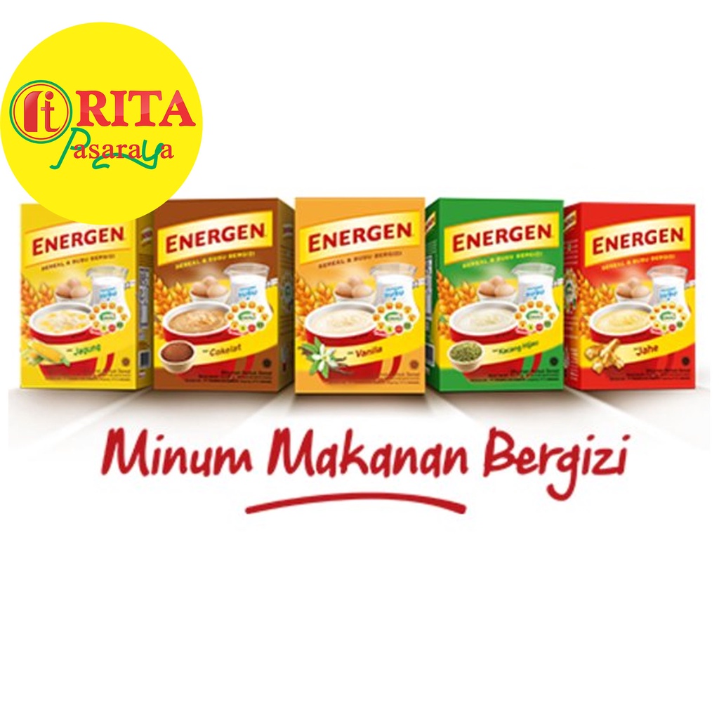 

Energen Sereal All Varian Box Isi 5 x 30 Gr