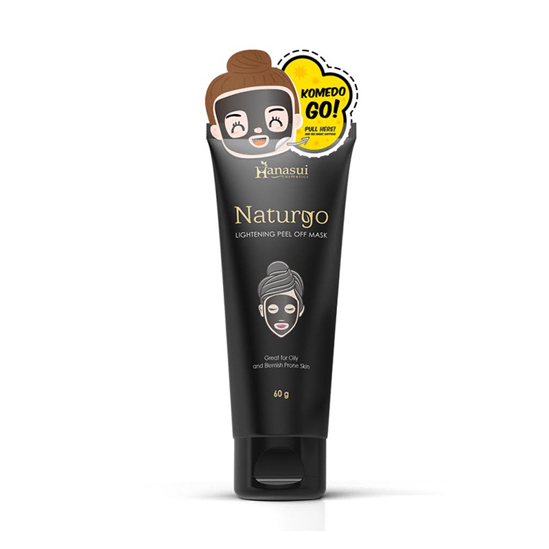 [BPOM] HANASUI Naturgo Masker Lumpur Lightening Peel Off