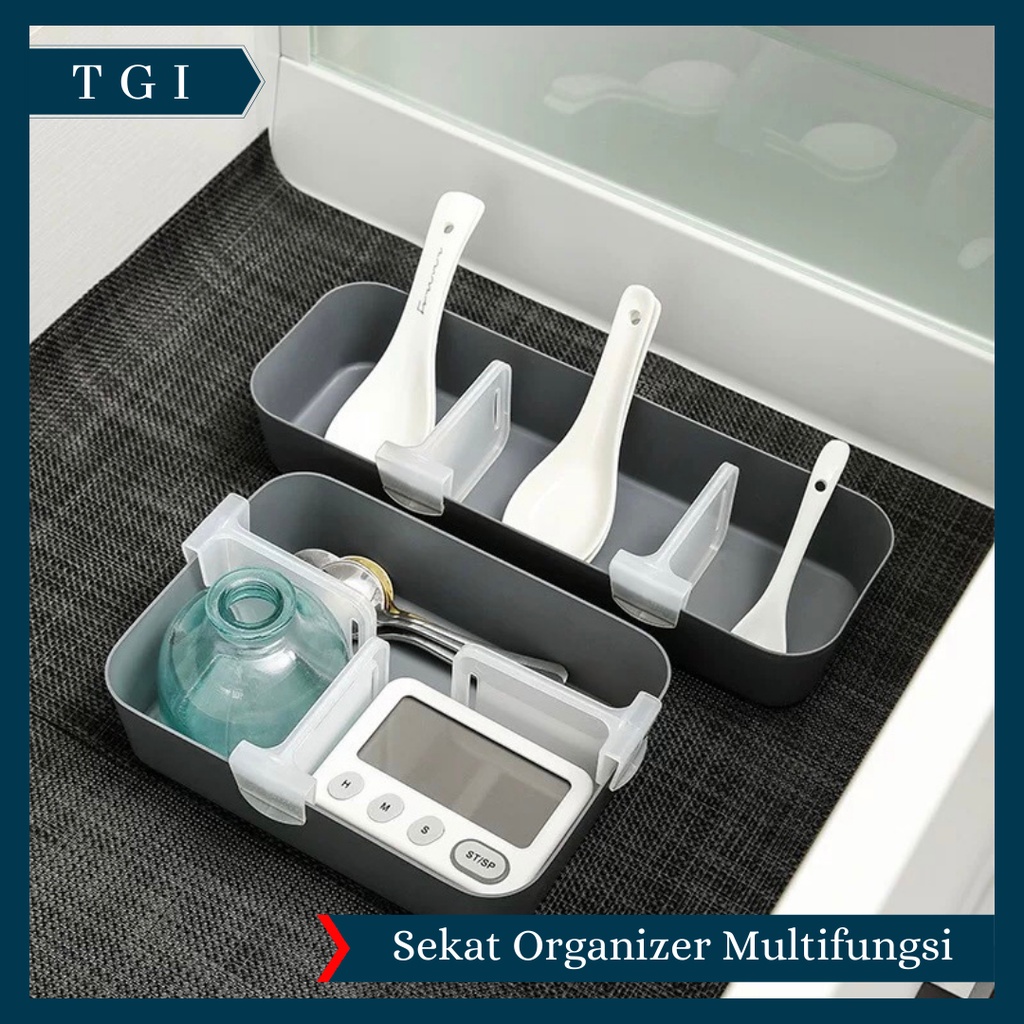 TGI - SEKAT PARTISI SERBAGUNA UNTUK KULKAS KOTAK OBAT KOSMETIK ORGANIZER | SEKAT ORGANIZER KULKAS | ORGANIZER SERBAGUNA | SEKAT ORGANIZER