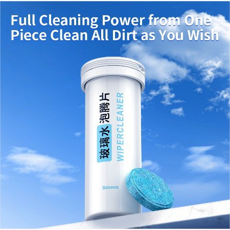 Baseus Auto Glass Cleaner Sabun Pembersih Wiper Kaca Mobil isi 12pcs