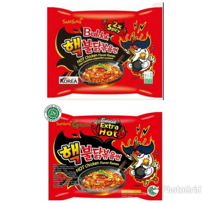 

impor-mie- samyang nuclear 2x spicy (logo halal) - 2 x spicy -mie-impor.