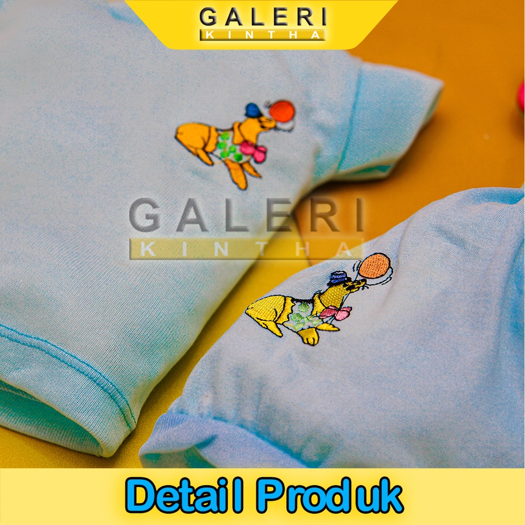 Setelan Baju Bayi Laki laki Newborn Lengan Pendek