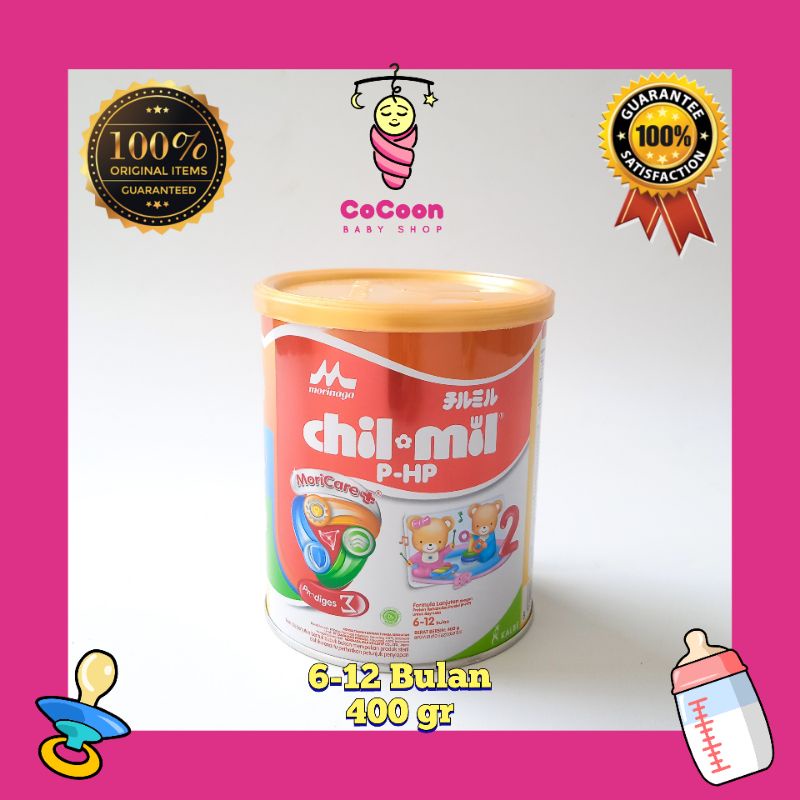 Susu Formula Bayi Morinaga Kalbe Chil Mil PHP 6-12 Bulan 400 g 400gr