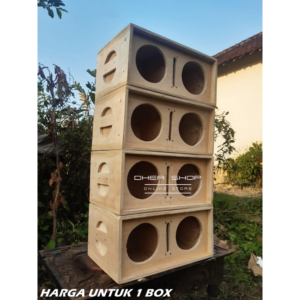Box Speaker 4 inch Subwoofer Double