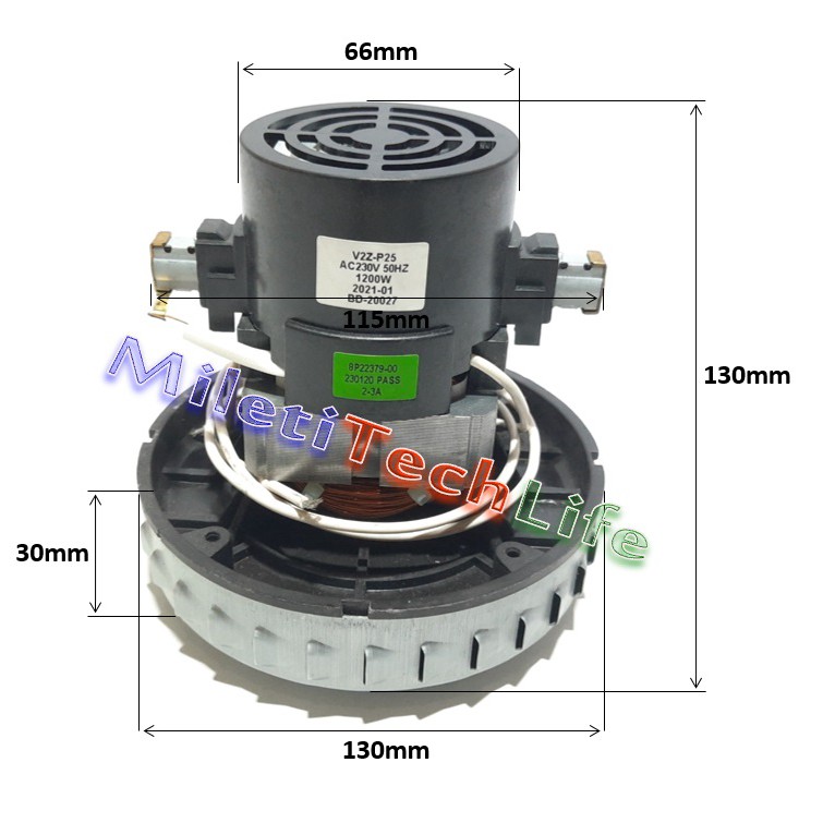 Spare Part Motor Vacuum Cleaner Single Stage for Sippon Multipro dll
