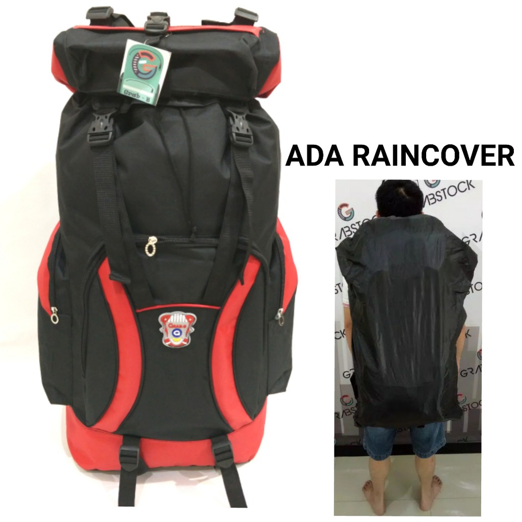 Grabstock Camping Carrier Besar Plus Raincover