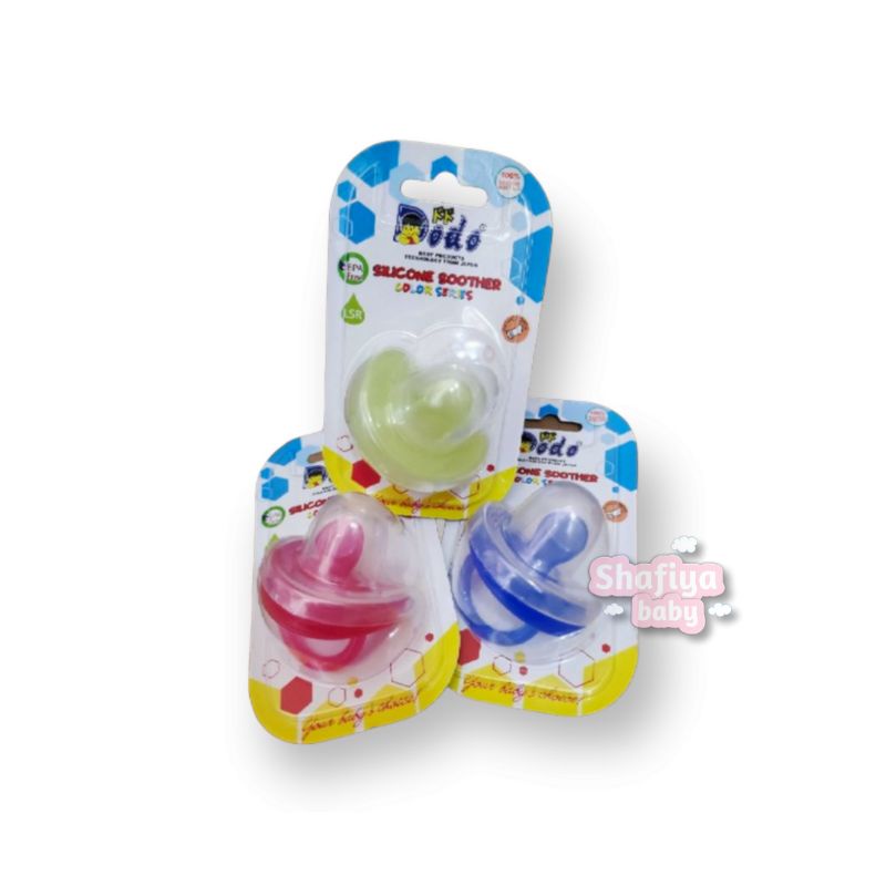 Dodo Silicone Soother Colour Series Empeng Bayi Warna