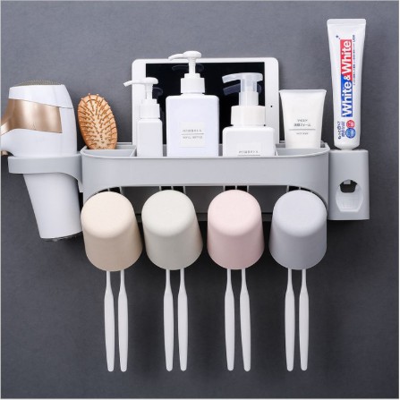 Devano - Rak Kamar Mandi Tempel Tempat Penyimpanan Alat Mandi