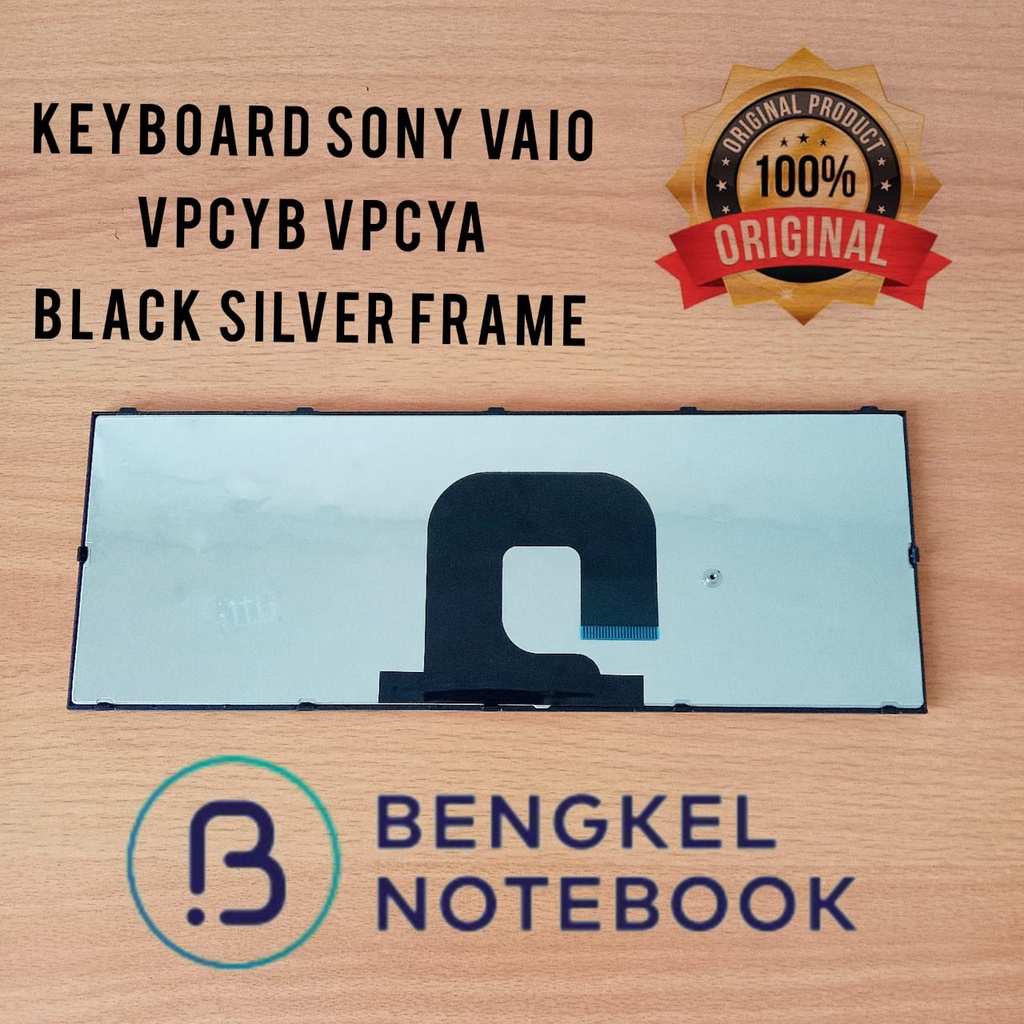 Keyboard Sony Vaio VPCYB VPCYA Black Silver Frame