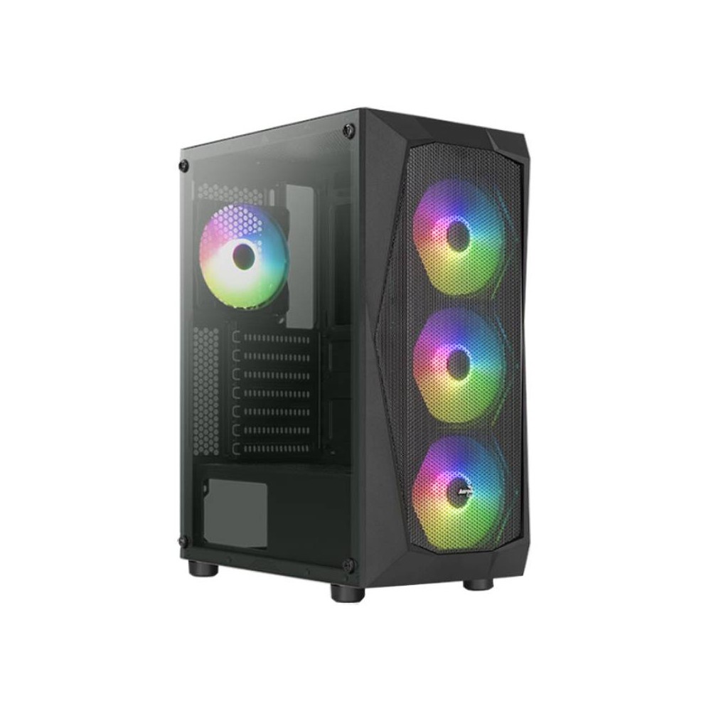 AEROCOOL Falcon - Atx - Free 4xfan RGB / Casing gaming