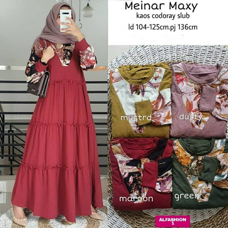 Meinar Maxy, maxi dress, dress muslim, gamis, gamis cantik, gamis modis, gamis wanita,fashion, ootd