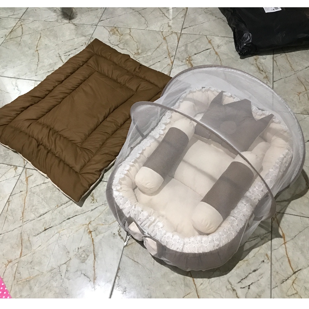 KASUR BABY NEST PREMIUM [RENDA + PITA] SET BEDCOVER