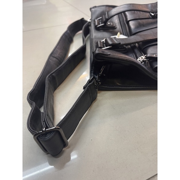 Tas Selempang Kulit Pria Import Tas jinjing slempang Kulit cowok tas Kerja laki laki premium
