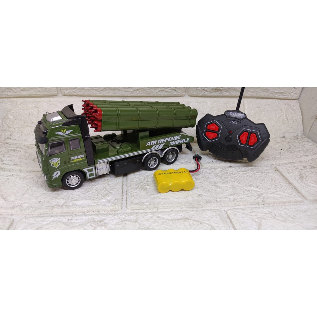 Mainan Mobil Remot Kontrol RC Truk military bisa CAS BESAR