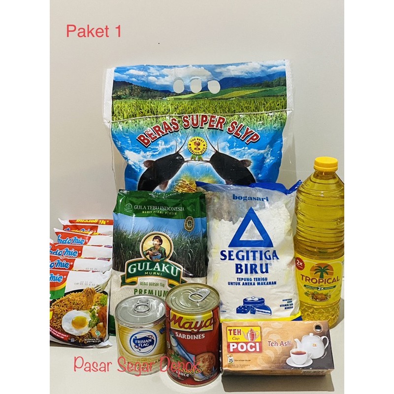 

Paket Munggah / Paket Sembako Murah Pasar Segar Depok