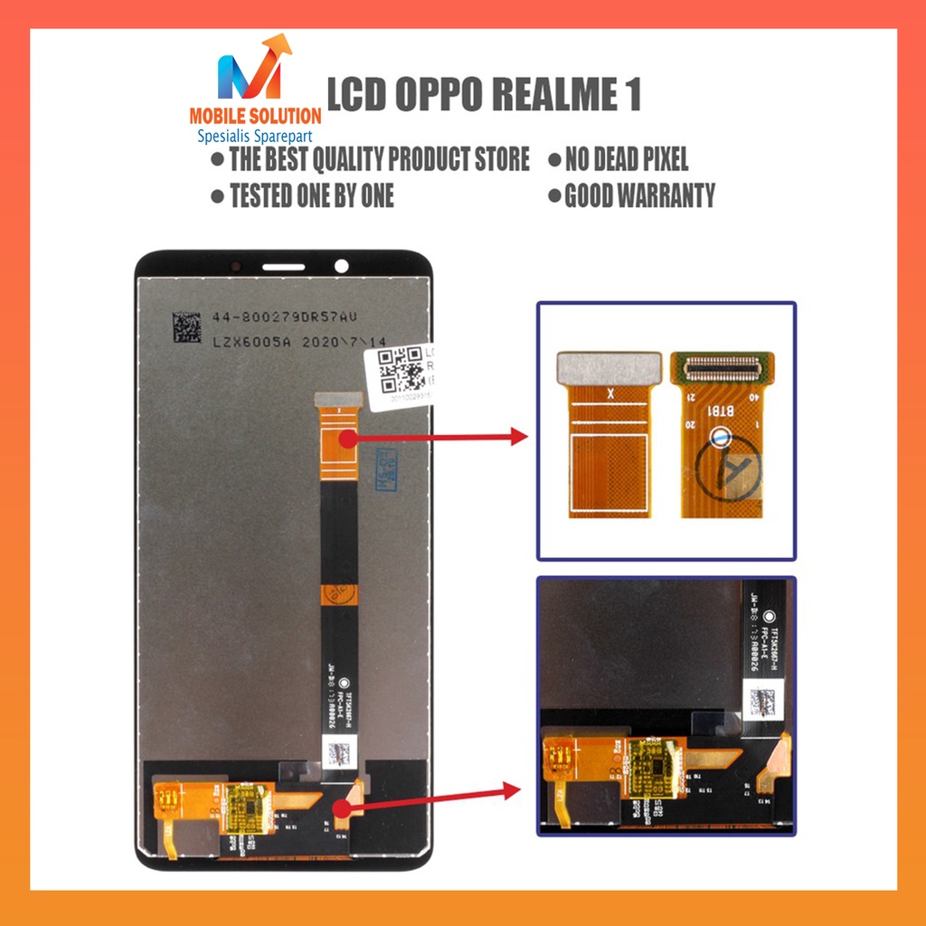 Grosir LCD Realme 1 / LCD Oppo F7 Youth ORIGINAL 100% Fullset Touchscreen - Parts Kompatible Dengan Produk Oppo Garansi 1 Bulan