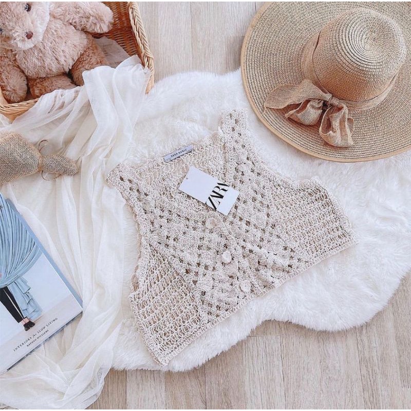 ANGGI Kuki Vest | Vest Wanita | Vest Rajut | Korean Vest | Vest Rajut Wanita | Vest Wanita Korea | V