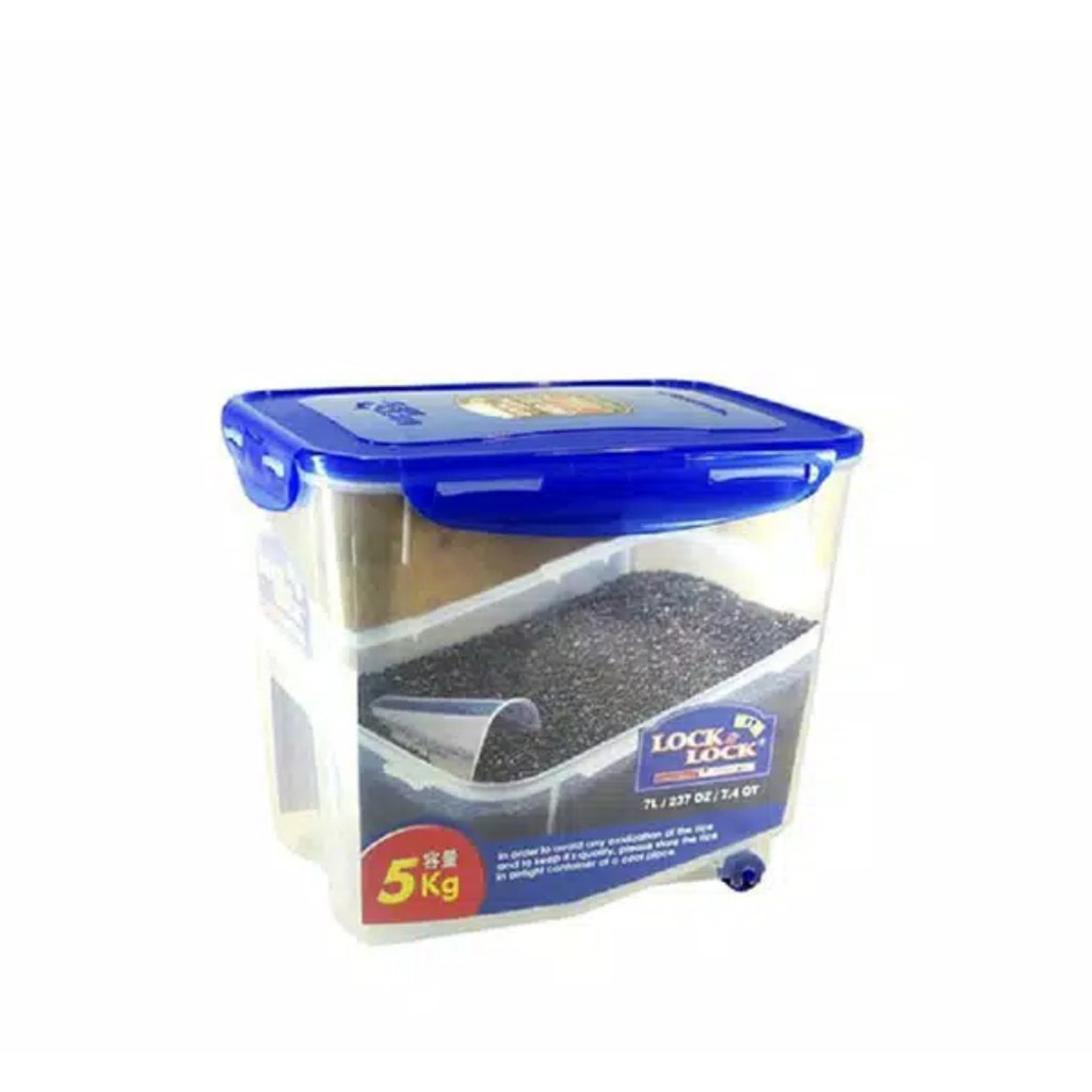 [Lock n Lock] - HPL500 - Rice Case 7L W/Cup - Tempat Beras 5KG