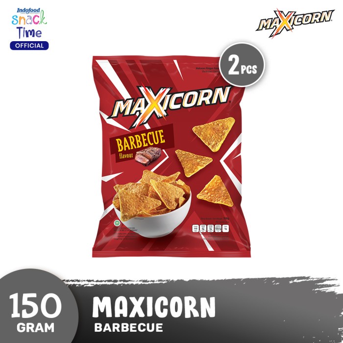

504Omekho Maxicorn Barbecue 150 Gr - 2 Pcs Jy60Jhh