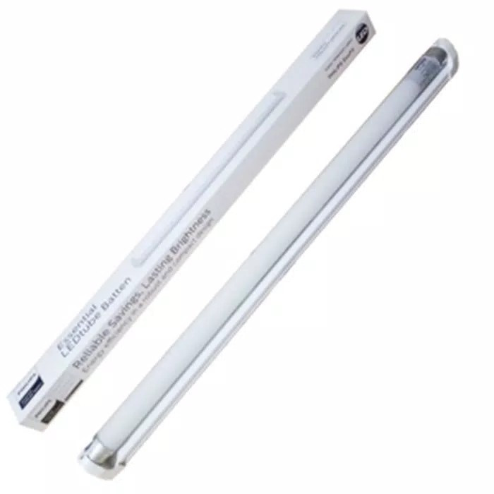 PHILIPS TL LED TUBE T8 ECOFIT 8 WATT SET + KAP LAMPU - 60CM