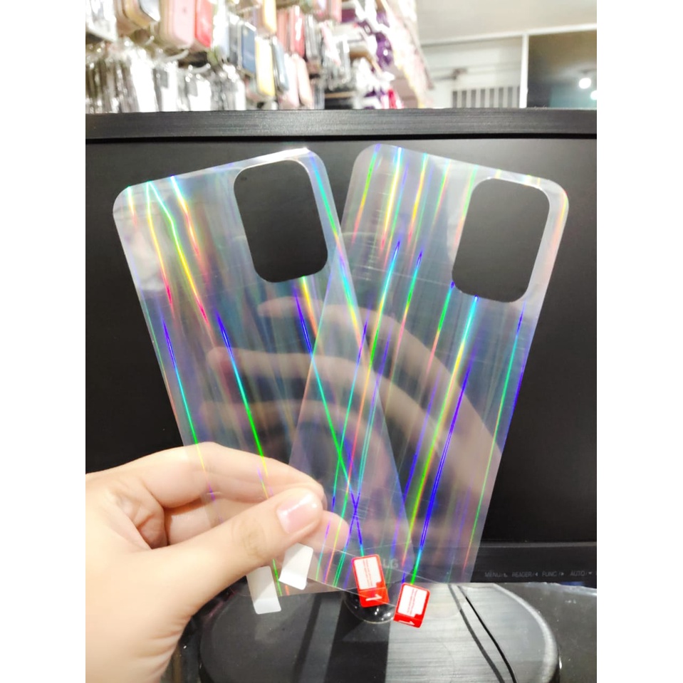 AGS Aurora Redmi Note 10 Redmi Note 10s 6.43 Inch Garskin Sticker Anti Gores Aurora Pelindung Belaka