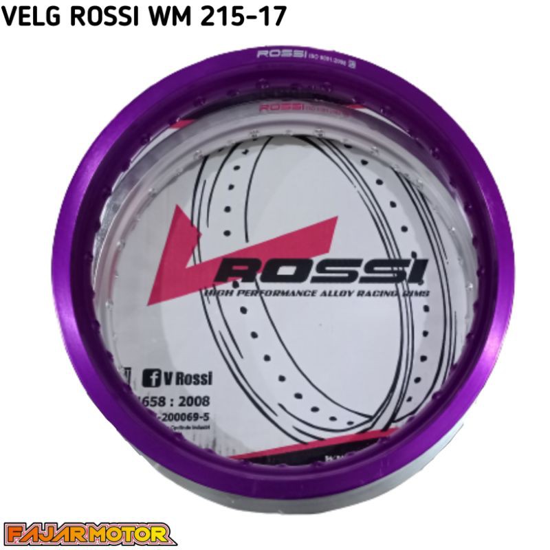 ROSSI VELG WM KOTAK 215 RING 17 ALLOY ALUMINIUM