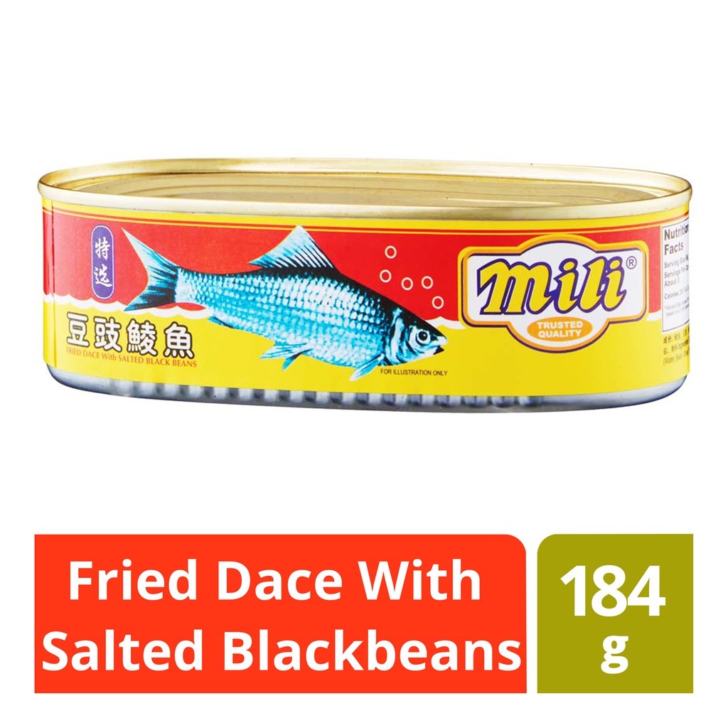 

Mili Fried Dace With Salted Blackbeans Ikan Tausi Hitam