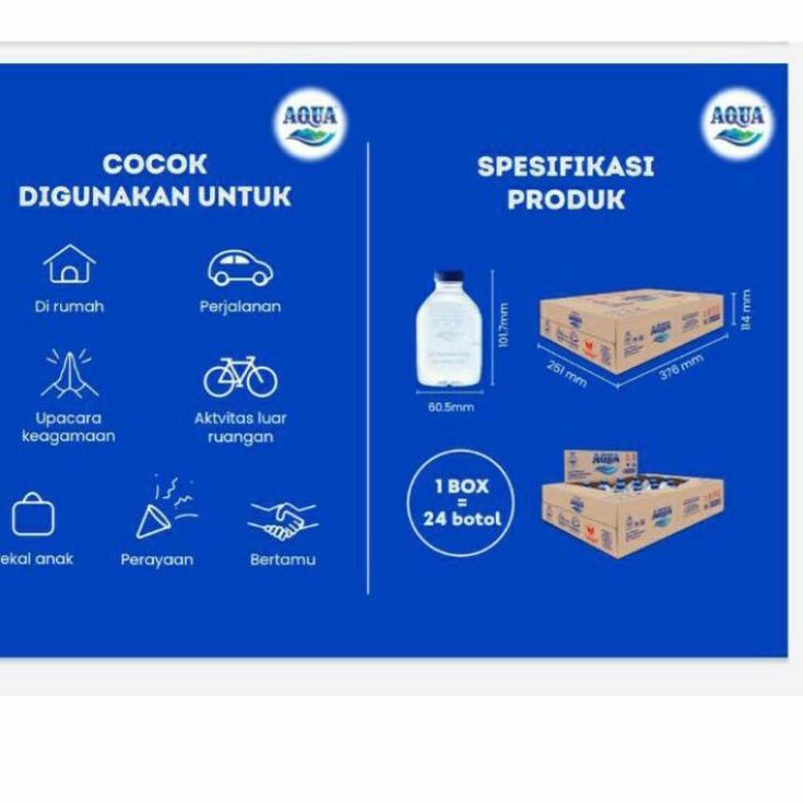 

OD0✤ AQUA BOTOL MINI 220ML SATU DUS ISI 24PCS , AQUA MINI / AQUA LIMITED EDITION / AQUA BOTOL GEMOY Terlaris!!