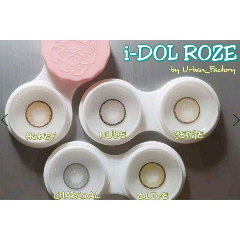Softlens IDOL ROZE 14.5 MM NORMAL by URBAN FACTORY / Softlen Soflen Warna
