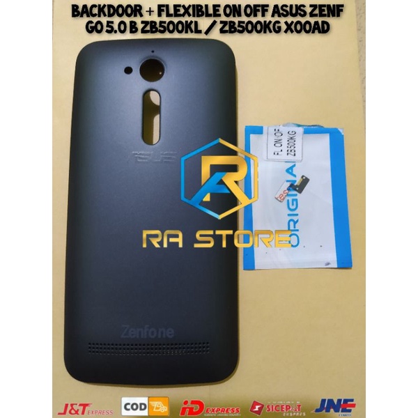 Backdoor Tutupan Baterai Casing Asus Zenfone GO 5.0 4G LTE ZB500KL X00AD ZB500KG X00BD Backcover Ori