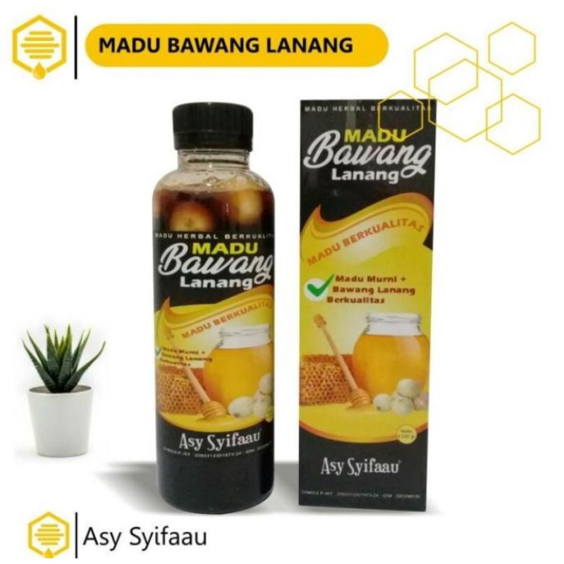 

Madu Berkualitas Asyifa'u Plus Bawang Lanang # 330gr