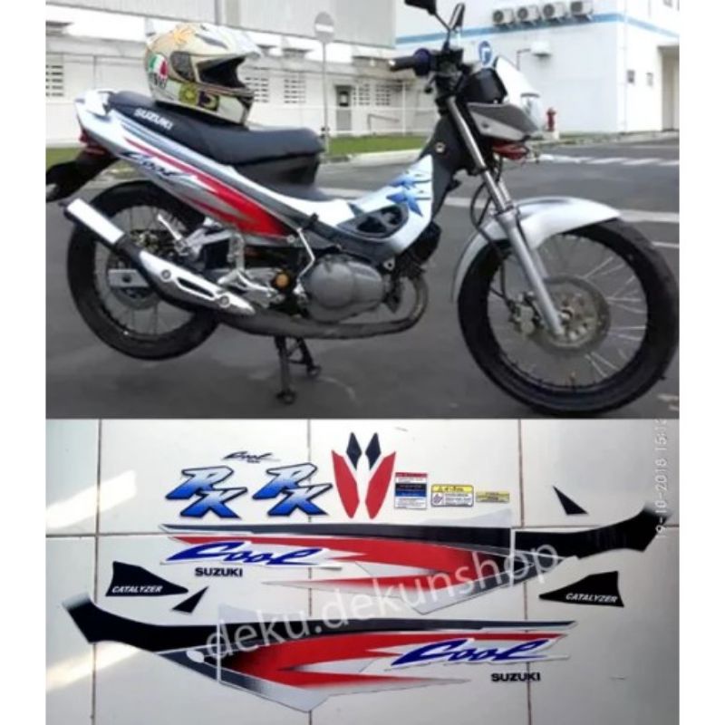 striping rk cool / striping rk cool silver / striping suzuki rk cool silver / sticker rk cool / stic