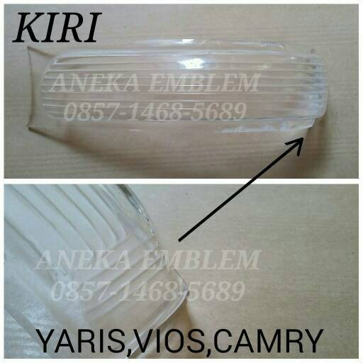 Mobil-Spion- 2 Pcs/Sepasang Mika Lampu Sein Spion New Yaris/Vios/Camry/Altis -Spion-Mobil.