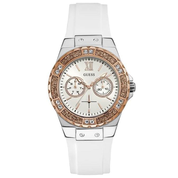 KUALITAS TERBAIK GUESS W1053L2 LIMELIGHT - JAM TANGAN WANITA - PUTIH TERLARIS