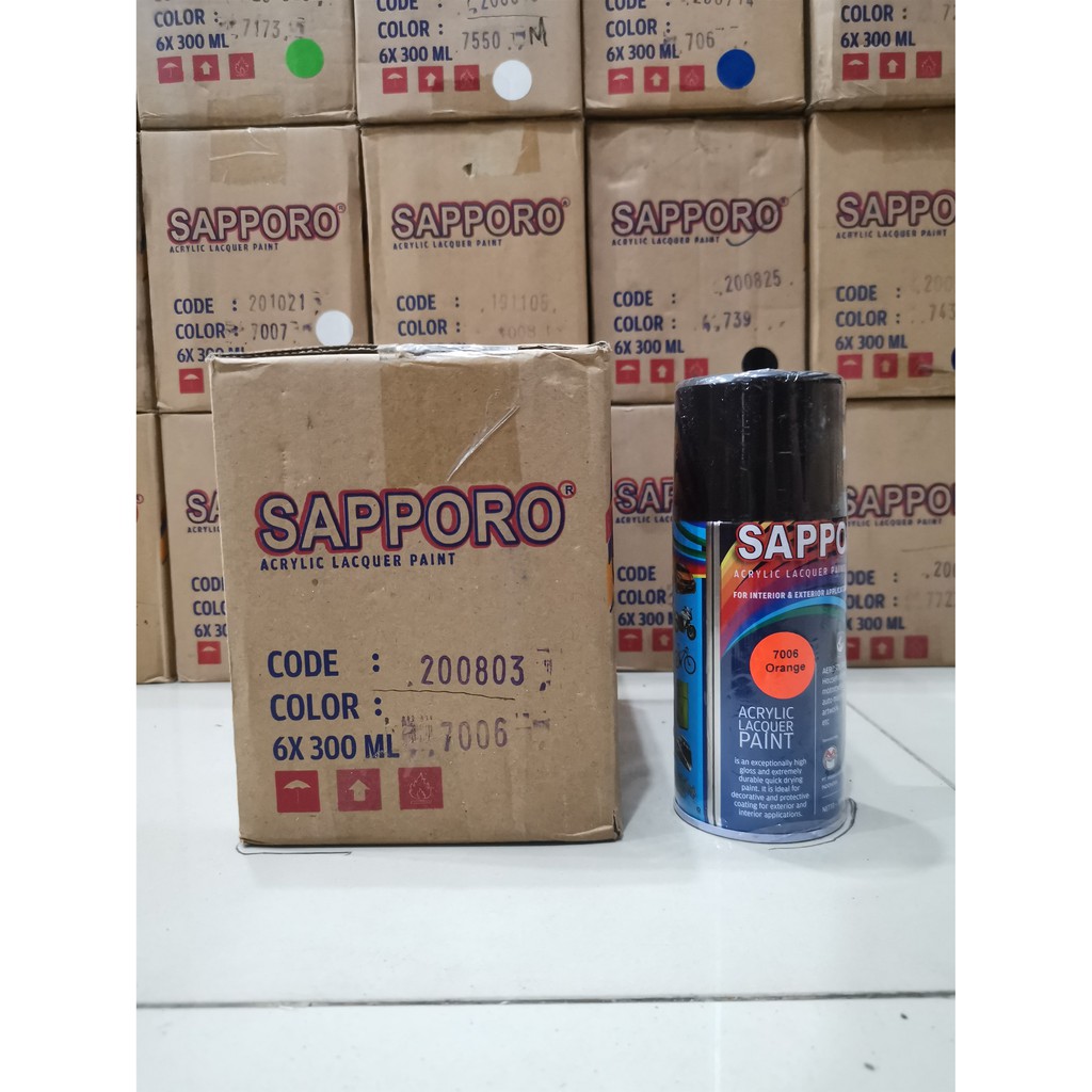 Cat Semprot Sapporo Paint 7006 Orange