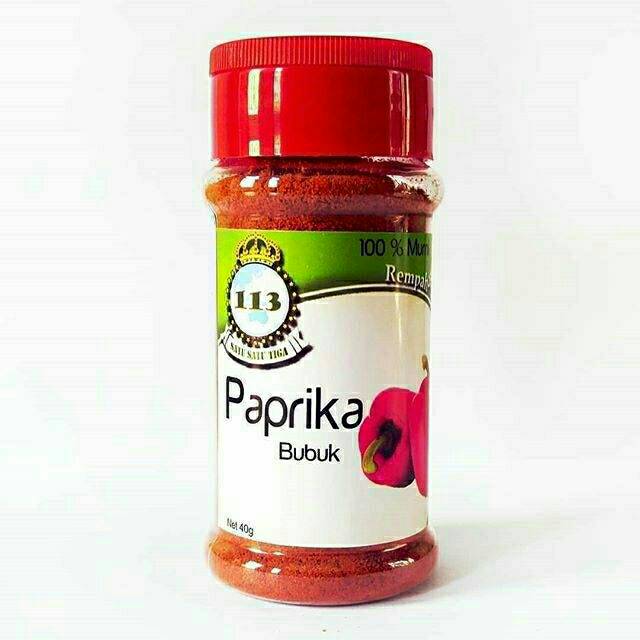 

113 PAPRIKA BUBUK 40 GR PAPRIKA POWDER