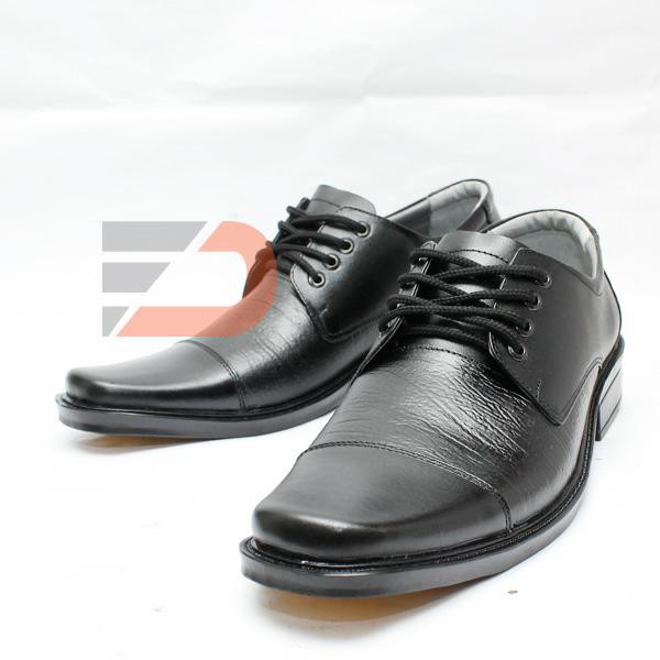 Sepatu Pantofel Bahan Kulit Asli Type Lux Sepatu Dinas Satpam Security Kantor Sekolah