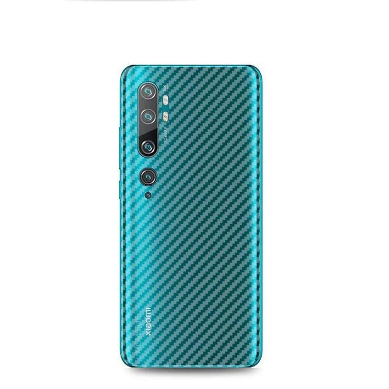 Back Skin Carbon Xiaomi Mi Note 10 / 10 Pro - Garskin Karbon Fiber Mi Note 10pro Anti Gores Belakang