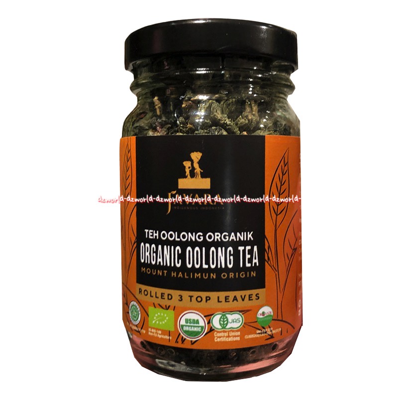 Javara Teh Hijau Teh Oolong Organik Organic Oolong Tea Green Tea Mount Jafara Kemasan Botol Kaca