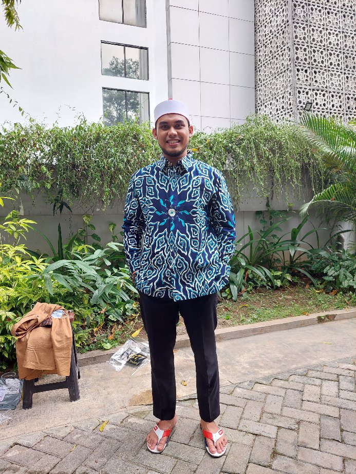Batik Trusmi Kemeja Batik Pria Lengan Panjang Mega Mendung Ridwan Kamil