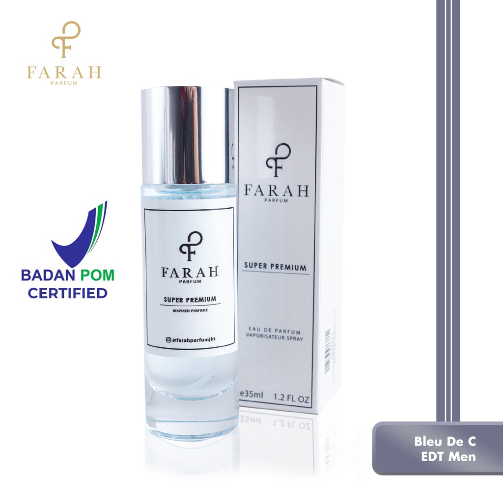 Bleu De C ET Men Super Premium by Farah Parfum - Parfume Pria Tahan Lama