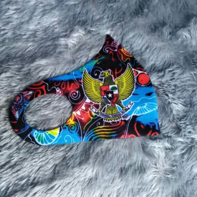 MASKER SCUBA BATIK DEWASA LOGO GARUDA MASKER CORAK BATIK MASKER GARUDA MASKER BUNGA SERBA SERBI BJM