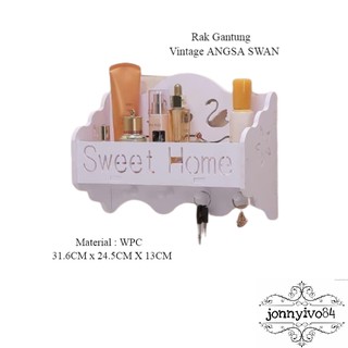Rak Gantung Vintage ANGSA SWAN Assesoris Dekorasi Rumah Rak Gantung Vintage ANGSA SWAN Assesoris Dekorasi Rumah