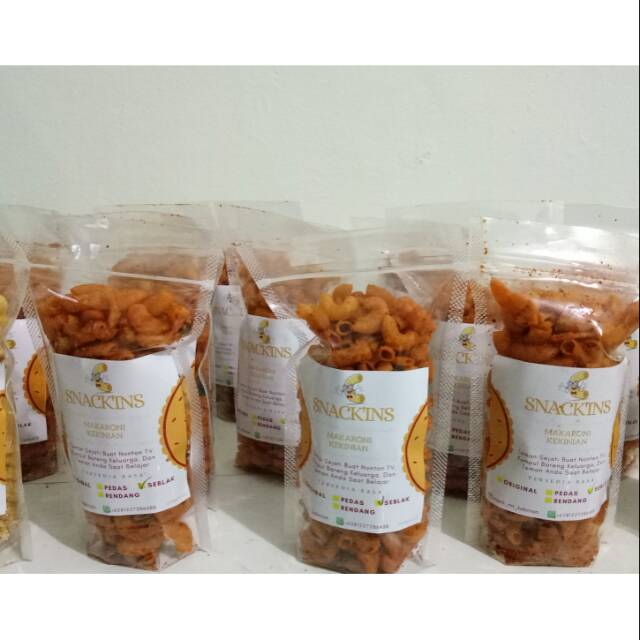 

MAKARONI BUMBU KERING/ MAKARONI SEBLAK / PEDES / SNACK / JAJANAN / SNACKINS