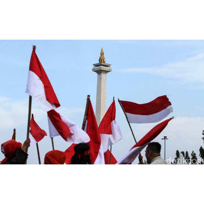 Bendera Merah Putih - Bendera Kain Merah Putih Indonesia - Bendera Merah Putih Kain Premium Besar Jumbo